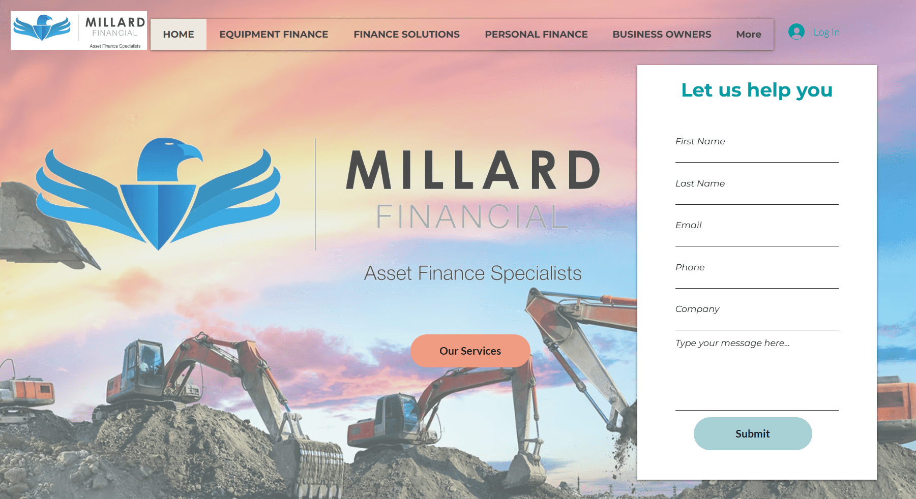 Millard Financial Homepage
